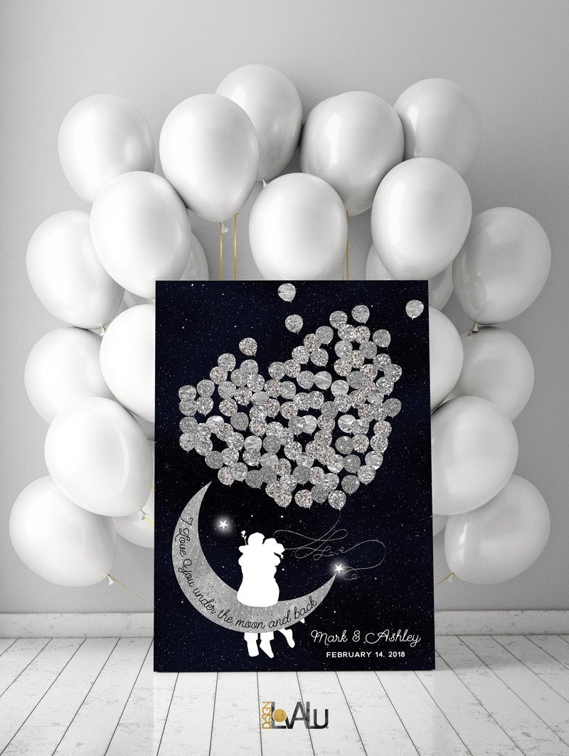 Black and White Guest Book, Weddings, Anniversary, Party's