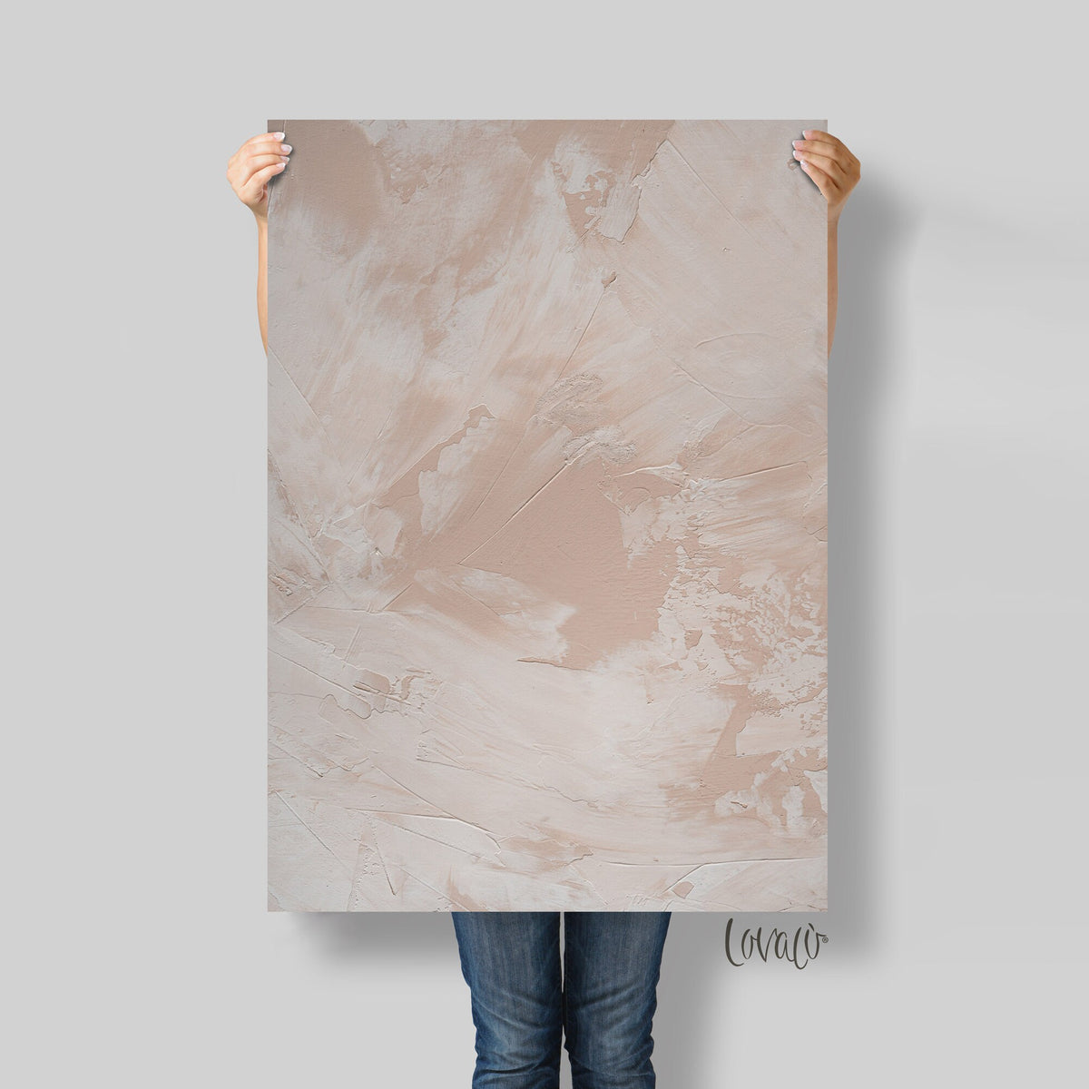 Antique pink plaster photographic backdrop