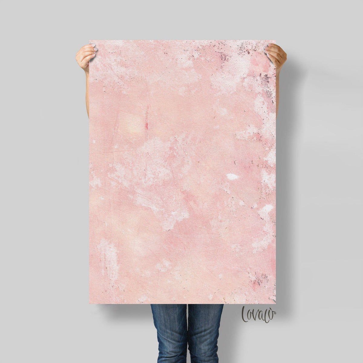 Stone Photography Backdrop concrete paint pink for Product, Instagram, Flat lay &amp; Food Photography - Lov375