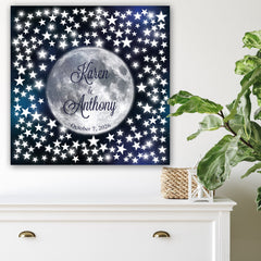 Guestbook alternativo "luna con stelle"