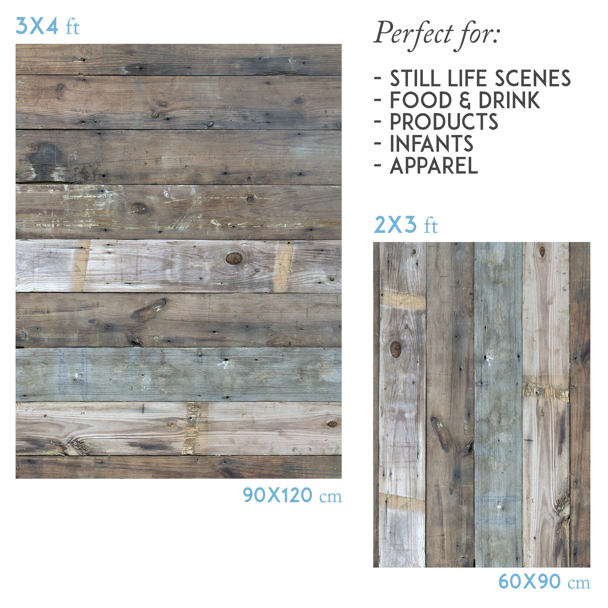 Backdrop for photographer vintage wood rustic for Product, Instagram, Flat lay & Food Photography - Lov836