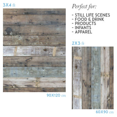 Backdrop for photographer vintage wood rustic for Product, Instagram, Flat lay & Food Photography - Lov836