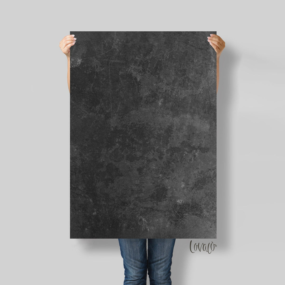 Dark Photography Backdrop vinyl Black for Product, Instagram, Flat lay & Food Photography - Lov831