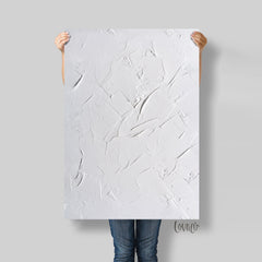 Photography Backdrop PVC white texture putty wall for Product, Instagram, Flat lay & Food - Lov2032