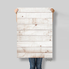 Large Plank white Wood Vinyl Photo Backdrop rustic wood for Product, Instagram, Flat lay & Food Photography - Lov827