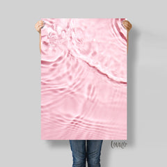 Pink water Photography Backdrop for cosmetique, personalized backdrop, parfumes, candles, Flat lay & Food Photography - Lov3119