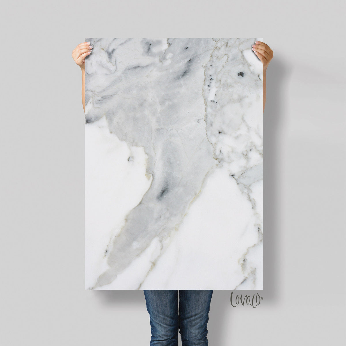 Vinyl Photography Backdrop gray and white marble for Product, Instagram, Flat lay & Food Photography - Lov365