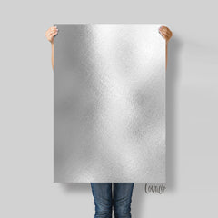 Vinyl Photography Backdrop silver foil effect for Product, Instagram, Flat lay & Food Photography - Lov5015