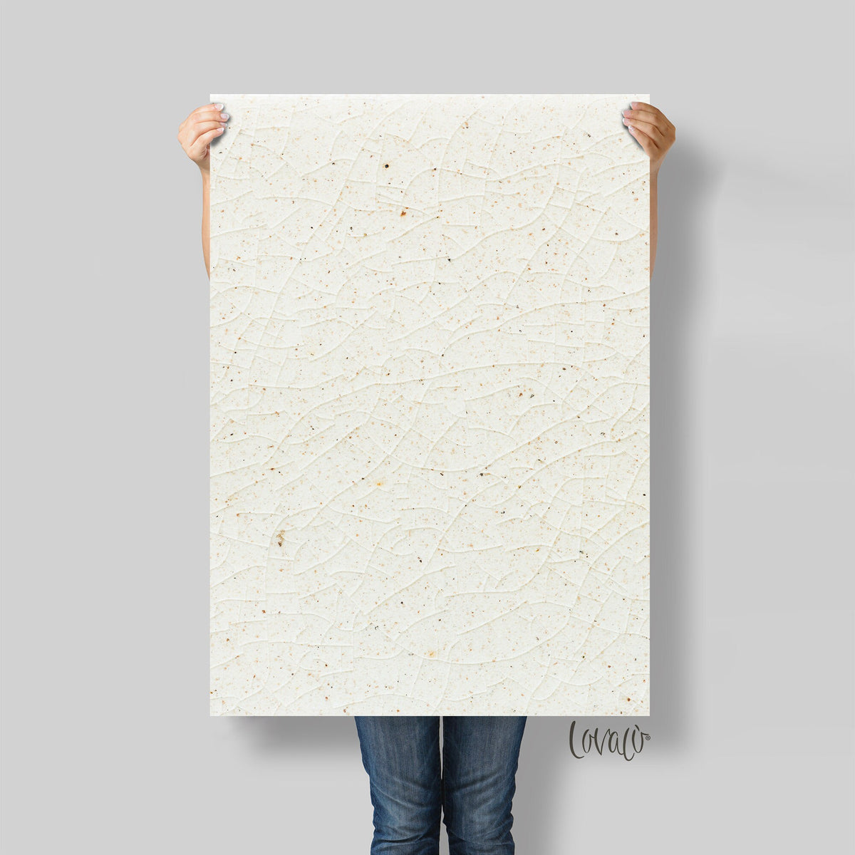 Food Photography Backdrop stretch marks cracked on white cream glazed tile for Product, Instagram, Flat lay & Food Photography - Lov5021