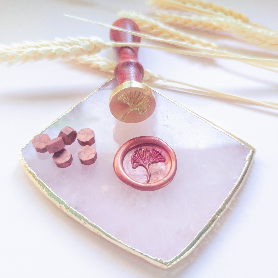 Wax seal stamp - Ginko leaf - Lovalù